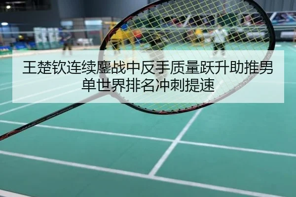 王楚钦连续鏖战中反手质量跃升助推男单世界排名冲刺提速